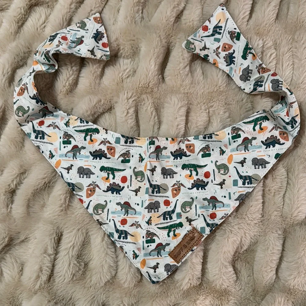 Sniff & Bark Dinosaur Pet Bandana (Large)